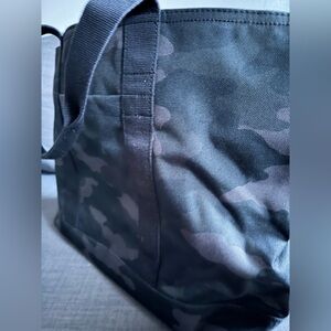 Banana Republic Black Camouflage Duffel Bag